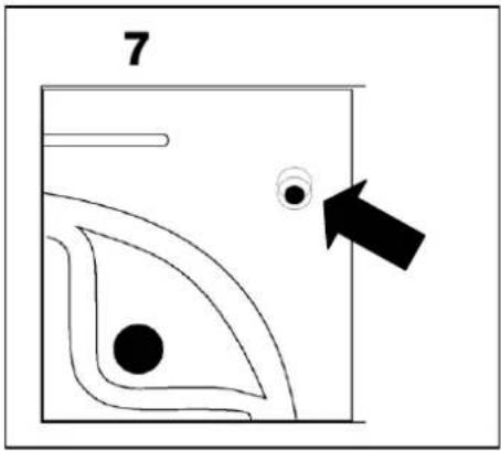 BUSH F721QW - Drain hose connections - 2
