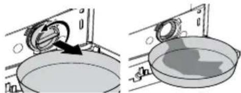 BLOMBERG WNF 7406 S - Restliches Wasser ablaufen lassen und Pumpenfilter reinigen - 6