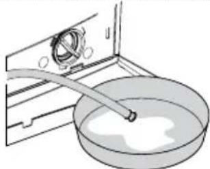 BLOMBERG WNF 7406 S - Restliches Wasser ablaufen lassen und Pumpenfilter reinigen - 5