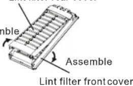 assemble Assemble Lint filter front cover