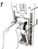 SINGER WT5113 - Install the lint filter - 1