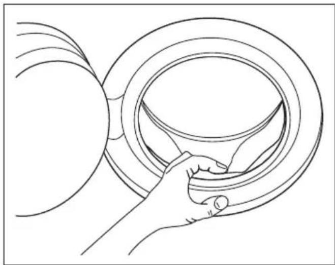John Lewis JLWM 1604 - Door seal - 1