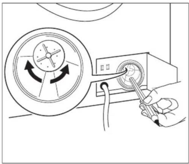 John Lewis JLWM 1604 - Cleaning the pump - 5