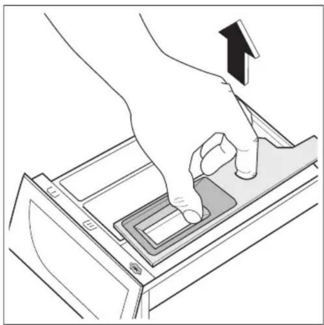 John Lewis JLWM 1604 - Cleaning the dispenser drawer - 2