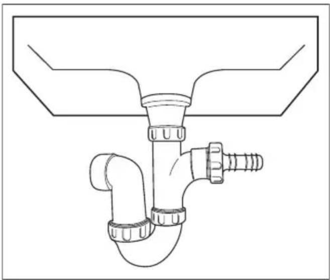 John Lewis JLWM 1604 - Into a drainage standpipe - 5