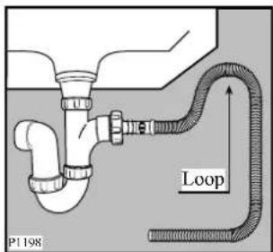 John Lewis JLWM 1201 - Onto a sink outlet spigot. - 2