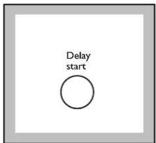 John Lewis JLWM 1201 - Select the "Delay start" - 1