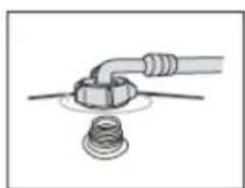 Heinner HWM-M7014A - INSTALAREA FURTUNULUI DE ADMISIE - 1