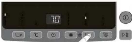 Defy WTL 8019 M - Auxiliary function selection - 1