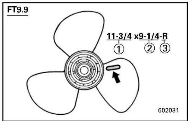 FT9.9 11-3/4 x9-1/4-R ① ② ③ 602031
