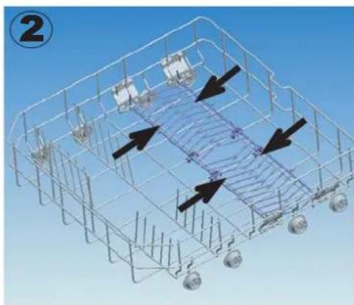 NORDMENDE DWSN61WH - Die einklappbaren Bügel - 2