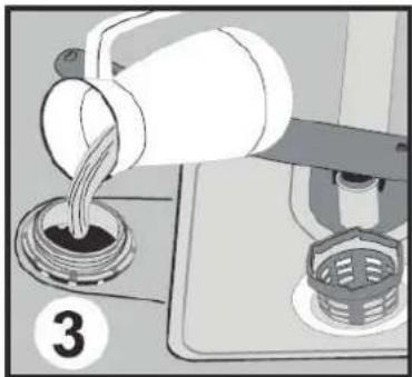 NORDMENDE DWSN61SL - Fill the salt compartment with water at first use only. - 2