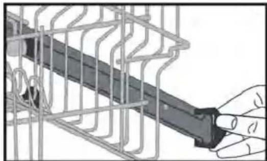 NORDMENDE DW63SL - Top basket height adjustment - 1