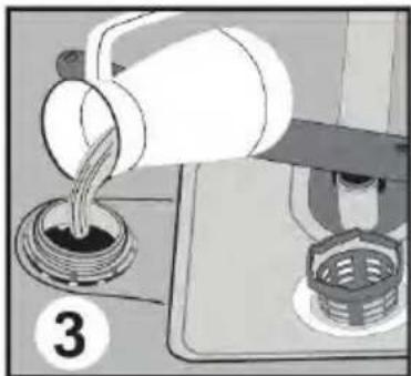 NORDMENDE DSSN60IX - Fill the salt compartment with water at first use only. - 1