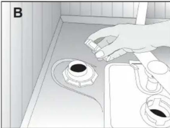 Defy DDW 174 - Adding water softener (dishwasher salt) - 2