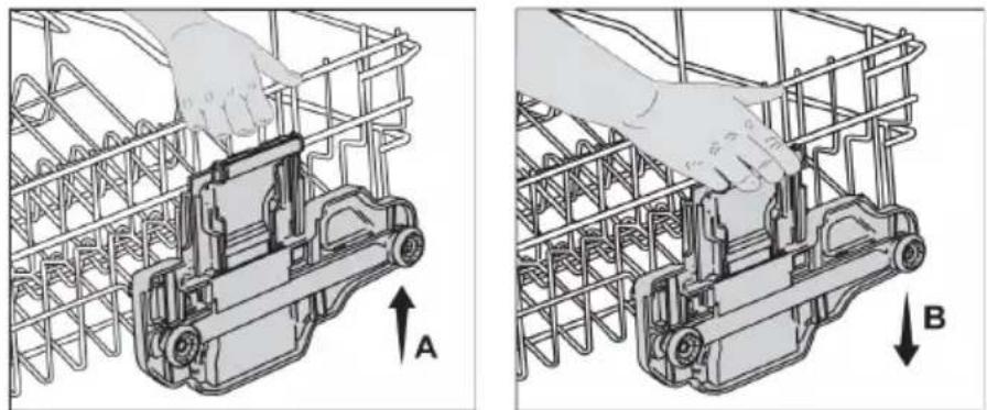 Defy DDW 174 - Upper basket adjustment - 2