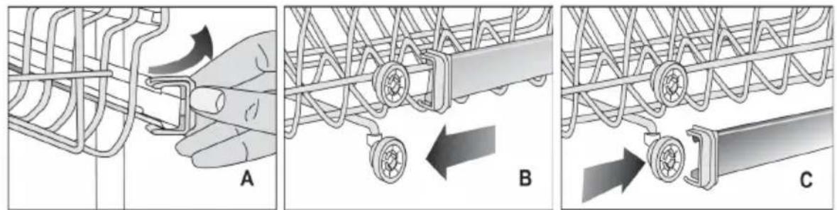 Defy DDW 174 - Upper basket adjustment - 1