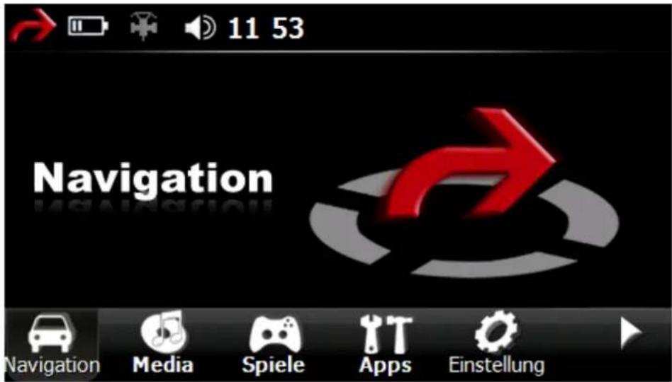 11 53 Navigation Navigation Media Spiele Apps Einstellung