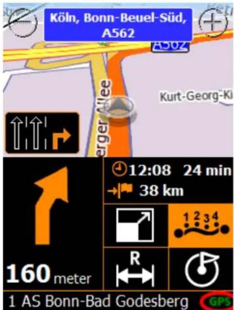 Köln, Bonn-Beuel-Süd, A562 A502 Kurt-Georg-Ki 160 meter 12:08 24 min 38 km R 1 2 3 4 1 AS Bonn-Bad Godesberg GPS