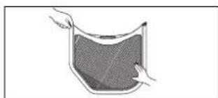 DAEWOO DWR-WE33WS - Clean the door and its opening - 4