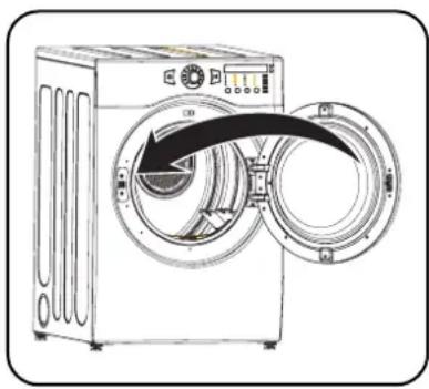 DAEWOO DWR-WE33WS - STEP 8. Procedure for Reversing the Door - 2