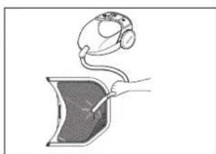 DAEWOO DWR-WE33WS - Clean the door and its opening - 5
