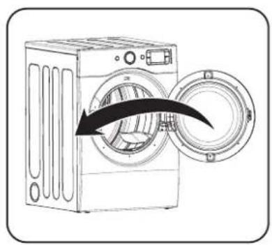 DAEWOO DWR-WE6413RC - STEP 8. Procedure for Reversing the Door - 2