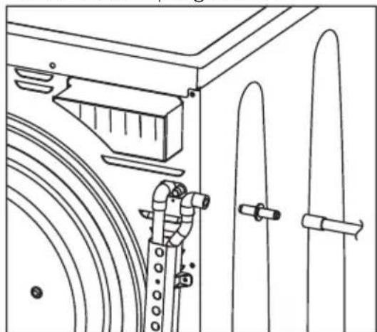 BEKO DCU 1670 - Connection to water drain (Products with a condenser); - 1