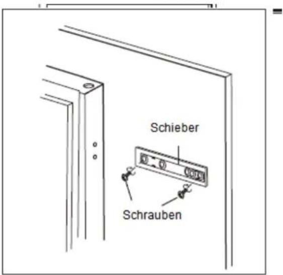 Schieber Schrauben
