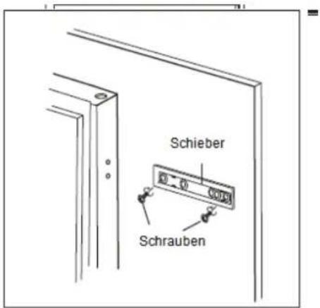 Schieber Schrauben