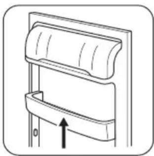 ZANUSSI ZBT27430SA - Positioning the door shelves - 1