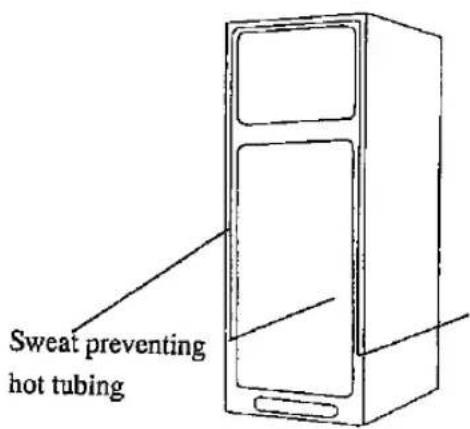 Sweat preventing hot tubing