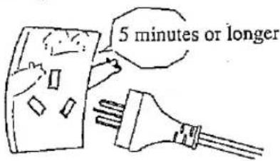 5 minutes or longer