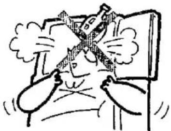 SANYO SR-66HX - Attentions - 3