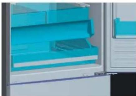 NORDMENDE RFF466NFNMIXA - Roller Storage Box - 2