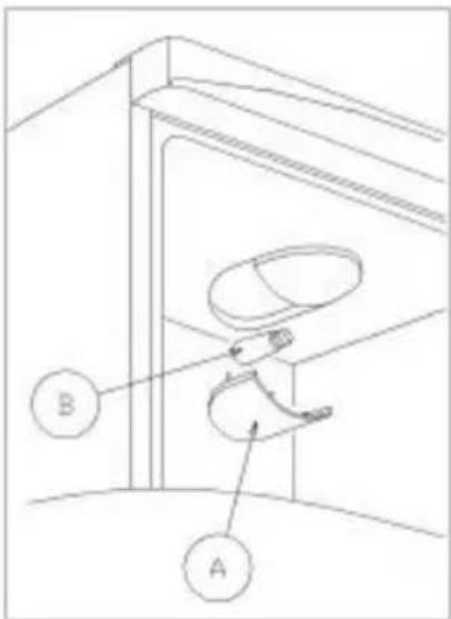 NORDMENDE RFF332SLAPLUS - Replacing the Refrigerator Light Bulb - 1