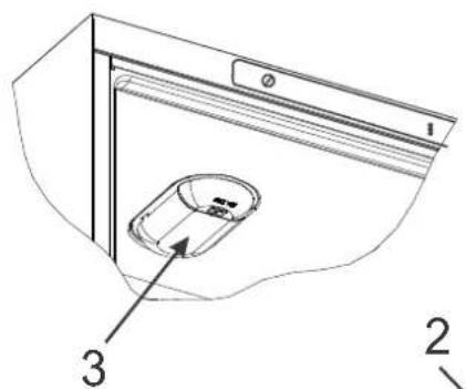 NORDMENDE RFF331WHA - THE PARTS OF THE APPLIANCE AND THE COMPARTMENTS - 1
