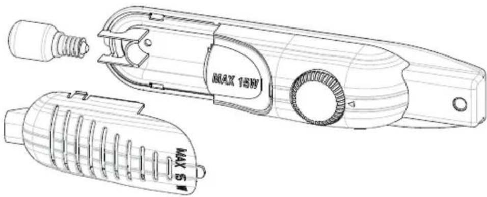 NORDMENDE RFF263WHAPLUS - Replacing The Light Bulb - 1