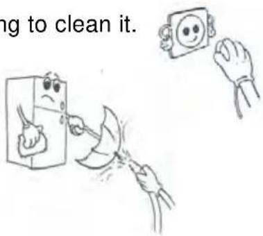 ng to clean it.