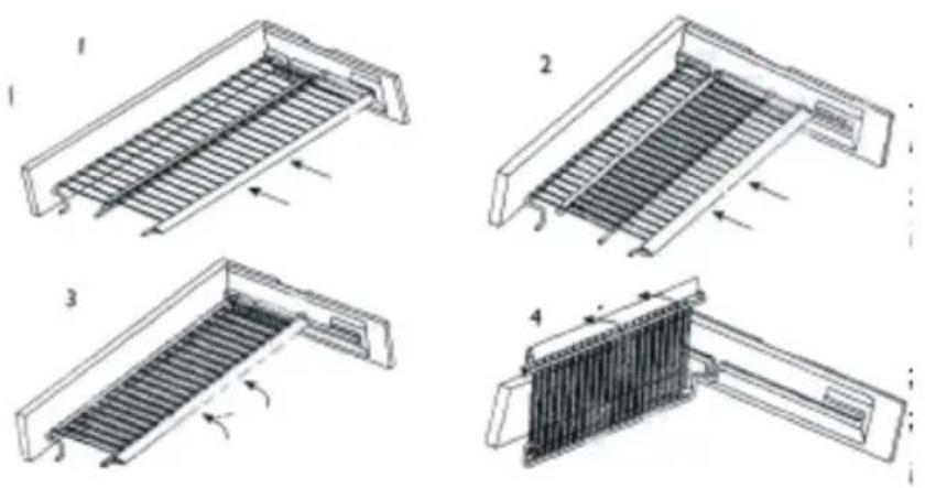 NORDMENDE RET345R - Verstellbarer Rost (Bei bestimmten Modellen.) - 1