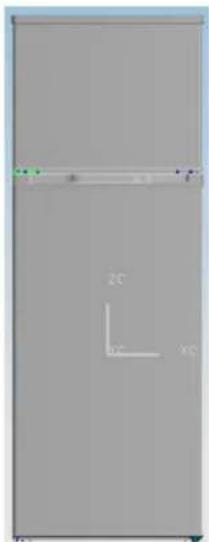 Lloyd LDR275W - Refrigerator door installation guidelines about swapping left & right - 12