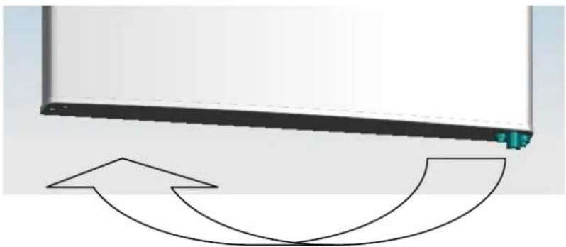 Lloyd LDR275W - Refrigerator door installation guidelines about swapping left & right - 4