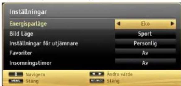 Luxor LX39DL189T2 - Snabbmeny - 1