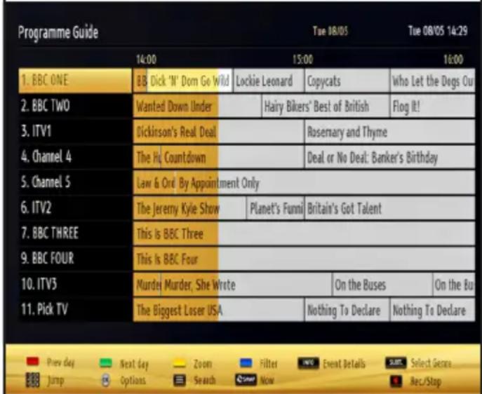 Luxor LX39DL189T2 - Electronic Programme Guide (EPG) - 1