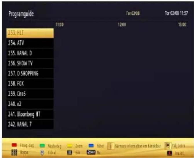 Luxor LX39DL189T2 - Elektronisk programguide (EPG) - 1