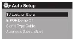 SANSUI HDLCD5050 - Starting setup - 1