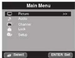 SANSUI HDLCD5050 - Quick guide for menu operation - 1