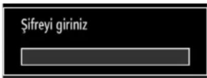 Şifreyi giriniz