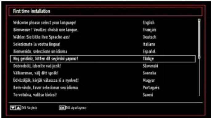 First time installation Welcome please select your language! Bienvenue! Vivilles choisir une langue. Wählen Sie bitte ihre Sprache aus! Selezionate la vostra lingua! Bienvento, seleccione un idioma Hos geldiniz, läffen dã seçimiyi yaprez! Dobrodosi, izberite vas jezik! Välkommen, välj ditt språk! Üdöszögük, kärjük valassza ki a nyebret! Bem-vindo, favor seleccionar seu idioma Tervetulica, valitse kiodesi! English Français Deutsch Italiano Españel Türkçe Slavenski Swanska Magyar Portugues Suomi © DI Sejär © DI Ayarlayers