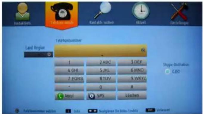 ITT LED 55F-7475 - Telefone Wählen - 1